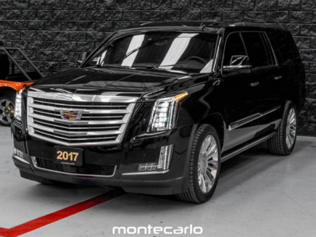 Cadillac Escalade 6.2 ESV Platinum 4x4 7 Pasajeros At 2017 negro 6.2 $978.000